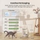 JUNSPOW 4L Cat Drinker with Stainless Steel Bowl, Automatic Feeding Gravity Pet Water Dispenser for Dogs, Large Drinking Bottles Bowls for Cats/Dogs - White JUNSPOW 4L Cat Drinker with Stainless Steel Bowl, Automatic Feeding Gravity Pet Water Dispenser for Dogs, Large Drinking Bottles Bowls for Cats/Dogs - White