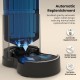 JUNSPOW 4L Cat Drinker with Stainless Steel Bowl, Automatic Feeding Gravity Pet Water Dispenser for Dogs, Large Drinking Bottles Bowls for Cats/Dogs - White JUNSPOW 4L Cat Drinker with Stainless Steel Bowl, Automatic Feeding Gravity Pet Water Dispenser for Dogs, Large Drinking Bottles Bowls for Cats/Dogs - White
