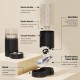 JUNSPOW 4L Cat Drinker with Stainless Steel Bowl, Automatic Feeding Gravity Pet Water Dispenser for Dogs, Large Drinking Bottles Bowls for Cats/Dogs - White JUNSPOW 4L Cat Drinker with Stainless Steel Bowl, Automatic Feeding Gravity Pet Water Dispenser for Dogs, Large Drinking Bottles Bowls for Cats/Dogs - White