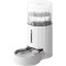 JUNSPOW 4L Cat Drinker with Stainless Steel Bowl, Automatic Feeding Gravity Pet Water Dispenser for Dogs, Large Drinking Bottles Bowls for Cats/Dogs - White JUNSPOW 4L Cat Drinker with Stainless Steel Bowl, Automatic Feeding Gravity Pet Water Dispenser for Dogs, Large Drinking Bottles Bowls for Cats/Dogs - White