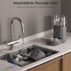 JUNSPOW 4L Cat Drinker with Stainless Steel Bowl, Automatic Feeding Gravity Pet Water Dispenser for Dogs, Large Drinking Bottles Bowls for Cats/Dogs - White JUNSPOW 4L Cat Drinker with Stainless Steel Bowl, Automatic Feeding Gravity Pet Water Dispenser for Dogs, Large Drinking Bottles Bowls for Cats/Dogs - White