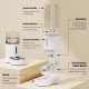 JUNSPOW 4L Cat Drinker with Stainless Steel Bowl, Automatic Feeding Gravity Pet Water Dispenser for Dogs, Large Drinking Bottles Bowls for Cats/Dogs - White JUNSPOW 4L Cat Drinker with Stainless Steel Bowl, Automatic Feeding Gravity Pet Water Dispenser for Dogs, Large Drinking Bottles Bowls for Cats/Dogs - White