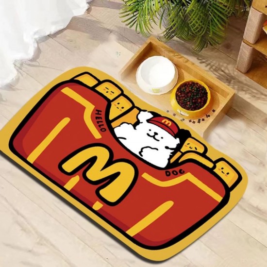 JanYoo Feeding Mat for Dogs and Cats 60 x 40 cm Large Feeding Bowl Mat Non-Slip Absorbent Cat Bowl Feeding Mat for Dogs and Cats JanYoo Feeding Mat for Dogs and Cats 60 x 40 cm Large Feeding Bowl Mat Non-Slip Absorbent Cat Bowl Feeding Mat for Dogs and Cats