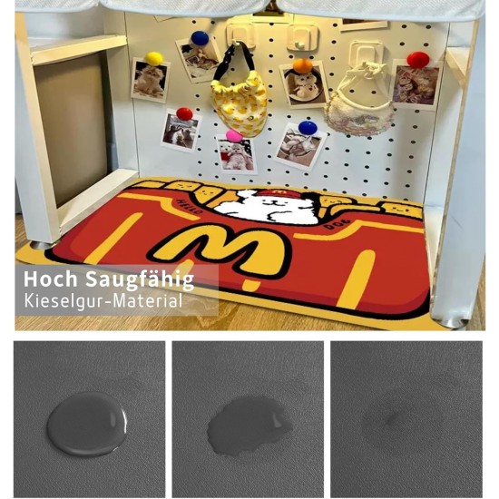 JanYoo Feeding Mat for Dogs and Cats 60 x 40 cm Large Feeding Bowl Mat Non-Slip Absorbent Cat Bowl Feeding Mat for Dogs and Cats JanYoo Feeding Mat for Dogs and Cats 60 x 40 cm Large Feeding Bowl Mat Non-Slip Absorbent Cat Bowl Feeding Mat for Dogs and Cats