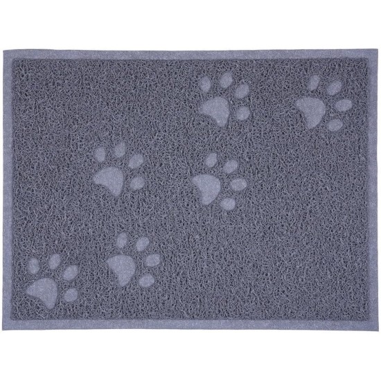KINGCOO Cat Litter Mat, Waterproof Cat Litter Box, Throw Mat, Catcher, Trapper Table, Food Mat for Dogs, Cats, PVC, 30 x 40 cm (Beige) KINGCOO Cat Litter Mat, Waterproof Cat Litter Box, Throw Mat, Catcher, Trapper Table, Food Mat for Dogs, Cats, PVC, 30 x 40 cm (Beige)