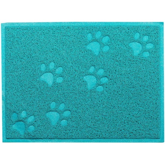 KINGCOO Cat Litter Mat, Waterproof Cat Litter Box, Throw Mat, Catcher, Trapper Table, Food Mat for Dogs, Cats, PVC, 30 x 40 cm (Beige) KINGCOO Cat Litter Mat, Waterproof Cat Litter Box, Throw Mat, Catcher, Trapper Table, Food Mat for Dogs, Cats, PVC, 30 x 40 cm (Beige)