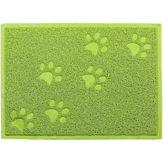 KINGCOO Cat Litter Mat, Waterproof Cat Litter Box, Throw Mat, Catcher, Trapper Table, Food Mat for Dogs, Cats, PVC, 30 x 40 cm (Beige) KINGCOO Cat Litter Mat, Waterproof Cat Litter Box, Throw Mat, Catcher, Trapper Table, Food Mat for Dogs, Cats, PVC, 30 x 40 cm (Beige)
