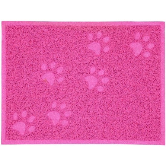 KINGCOO Cat Litter Mat, Waterproof Cat Litter Box, Throw Mat, Catcher, Trapper Table, Food Mat for Dogs, Cats, PVC, 30 x 40 cm (Beige) KINGCOO Cat Litter Mat, Waterproof Cat Litter Box, Throw Mat, Catcher, Trapper Table, Food Mat for Dogs, Cats, PVC, 30 x 40 cm (Beige)