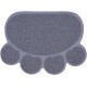 KINGCOO Dog Mat Pad, Cat Litter Tray Mattress, Pet Place Mat, Table Mat for Dogs and Cats, 30 x 40 cm, Small Elastic PVC Paw Design (Grey) KINGCOO Dog Mat Pad, Cat Litter Tray Mattress, Pet Place Mat, Table Mat for Dogs and Cats, 30 x 40 cm, Small Elastic PVC Paw Design (Grey)