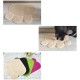 KINGCOO Dog Mat Pad, Cat Litter Tray Mattress, Pet Place Mat, Table Mat for Dogs and Cats, 30 x 40 cm, Small Elastic PVC Paw Design (Grey) KINGCOO Dog Mat Pad, Cat Litter Tray Mattress, Pet Place Mat, Table Mat for Dogs and Cats, 30 x 40 cm, Small Elastic PVC Paw Design (Grey)