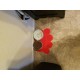 KINGCOO Dog Mat Pad, Cat Litter Tray Mattress, Pet Place Mat, Table Mat for Dogs and Cats, 30 x 40 cm, Small Elastic PVC Paw Design (Grey) KINGCOO Dog Mat Pad, Cat Litter Tray Mattress, Pet Place Mat, Table Mat for Dogs and Cats, 30 x 40 cm, Small Elastic PVC Paw Design (Grey)