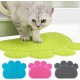 KINGCOO Dog Mat Pad, Cat Litter Tray Mattress, Pet Place Mat, Table Mat for Dogs and Cats, 30 x 40 cm, Small Elastic PVC Paw Design (Red) KINGCOO Dog Mat Pad, Cat Litter Tray Mattress, Pet Place Mat, Table Mat for Dogs and Cats, 30 x 40 cm, Small Elastic PVC Paw Design (Red)