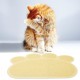 KINGCOO Dog Mat Pad, Cat Litter Tray Mattress, Pet Place Mat, Table Mat for Dogs and Cats, 30 x 40 cm, Small Elastic PVC Paw Design (Red) KINGCOO Dog Mat Pad, Cat Litter Tray Mattress, Pet Place Mat, Table Mat for Dogs and Cats, 30 x 40 cm, Small Elastic PVC Paw Design (Red)