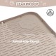 Kalolary Extra Large Cat Litter Mat - Cat Bowl Silicone Litter Mat for Litter Control, Soft for Cat Paws, Waterproof & Easy to Clean (Grey, 130 x 65 cm) Kalolary Extra Large Cat Litter Mat - Cat Bowl Silicone Litter Mat for Litter Control, Soft for Cat Paws, Waterproof & Easy to Clean (Grey, 130 x 65 cm)