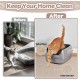 Kalolary Extra Large Cat Litter Mat - Cat Bowl Silicone Litter Mat for Litter Control, Soft for Cat Paws, Waterproof & Easy to Clean (Grey, 130 x 65 cm) Kalolary Extra Large Cat Litter Mat - Cat Bowl Silicone Litter Mat for Litter Control, Soft for Cat Paws, Waterproof & Easy to Clean (Grey, 130 x 65 cm)