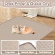 Kalolary Extra Large Cat Litter Mat - Cat Bowl Silicone Litter Mat for Litter Control, Soft for Cat Paws, Waterproof & Easy to Clean (Grey, 130 x 65 cm) Kalolary Extra Large Cat Litter Mat - Cat Bowl Silicone Litter Mat for Litter Control, Soft for Cat Paws, Waterproof & Easy to Clean (Grey, 130 x 65 cm)