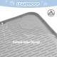 Kalolary Extra Large Cat Litter Mat - Cat Bowl Silicone Litter Mat for Litter Control, Soft for Cat Paws, Waterproof & Easy to Clean (Grey, 130 x 65 cm) Kalolary Extra Large Cat Litter Mat - Cat Bowl Silicone Litter Mat for Litter Control, Soft for Cat Paws, Waterproof & Easy to Clean (Grey, 130 x 65 cm)