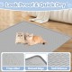 Kalolary Extra Large Cat Litter Mat - Cat Bowl Silicone Litter Mat for Litter Control, Soft for Cat Paws, Waterproof & Easy to Clean (Grey, 130 x 65 cm) Kalolary Extra Large Cat Litter Mat - Cat Bowl Silicone Litter Mat for Litter Control, Soft for Cat Paws, Waterproof & Easy to Clean (Grey, 130 x 65 cm)