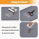 Kalolary Extra Large Cat Litter Mat - Cat Bowl Silicone Litter Mat for Litter Control, Soft for Cat Paws, Waterproof & Easy to Clean (Grey, 130 x 65 cm) Kalolary Extra Large Cat Litter Mat - Cat Bowl Silicone Litter Mat for Litter Control, Soft for Cat Paws, Waterproof & Easy to Clean (Grey, 130 x 65 cm)