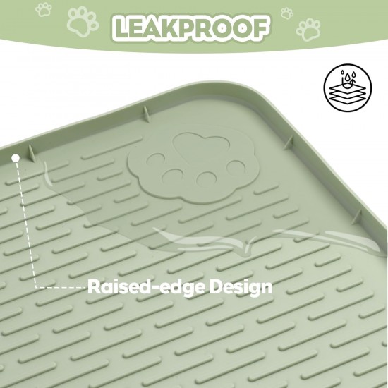 Kalolary Extra Large Cat Litter Mat - Cat Bowl Silicone Litter Mat for Litter Control, Soft for Cat Paws, Waterproof & Easy to Clean (Grey, 130 x 65 cm) Kalolary Extra Large Cat Litter Mat - Cat Bowl Silicone Litter Mat for Litter Control, Soft for Cat Paws, Waterproof & Easy to Clean (Grey, 130 x 65 cm)