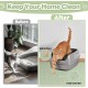 Kalolary Extra Large Cat Litter Mat - Cat Bowl Silicone Litter Mat for Litter Control, Soft for Cat Paws, Waterproof & Easy to Clean (Grey, 130 x 65 cm) Kalolary Extra Large Cat Litter Mat - Cat Bowl Silicone Litter Mat for Litter Control, Soft for Cat Paws, Waterproof & Easy to Clean (Grey, 130 x 65 cm)