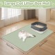 Kalolary Extra Large Cat Litter Mat - Cat Bowl Silicone Litter Mat for Litter Control, Soft for Cat Paws, Waterproof & Easy to Clean (Grey, 130 x 65 cm) Kalolary Extra Large Cat Litter Mat - Cat Bowl Silicone Litter Mat for Litter Control, Soft for Cat Paws, Waterproof & Easy to Clean (Grey, 130 x 65 cm)