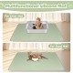 Kalolary Extra Large Cat Litter Mat - Cat Bowl Silicone Litter Mat for Litter Control, Soft for Cat Paws, Waterproof & Easy to Clean (Grey, 130 x 65 cm) Kalolary Extra Large Cat Litter Mat - Cat Bowl Silicone Litter Mat for Litter Control, Soft for Cat Paws, Waterproof & Easy to Clean (Grey, 130 x 65 cm)