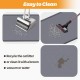 Kalolary Extra Large Cat Litter Mat - Cat Bowl Silicone Litter Mat for Litter Control, Soft for Cat Paws, Waterproof & Easy to Clean (Grey, 130 x 65 cm) Kalolary Extra Large Cat Litter Mat - Cat Bowl Silicone Litter Mat for Litter Control, Soft for Cat Paws, Waterproof & Easy to Clean (Grey, 130 x 65 cm)