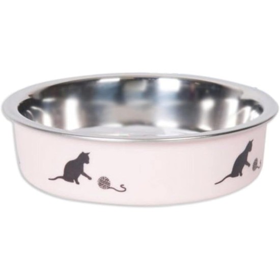 Karlie Cat Bowl Bella, 160 ml, Diameter-10 cm, Light Pink Karlie Cat Bowl Bella, 160 ml, Diameter-10 cm, Light Pink