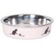 Karlie Cat Bowl Bella, 160 ml, Diameter-10 cm, Light Pink Karlie Cat Bowl Bella, 160 ml, Diameter-10 cm, Light Pink