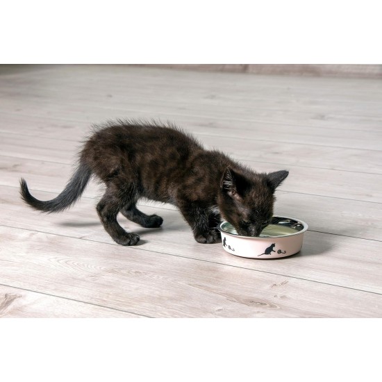 Karlie Cat Bowl Bella, 160 ml, Diameter-10 cm, Light Pink Karlie Cat Bowl Bella, 160 ml, Diameter-10 cm, Light Pink