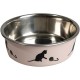 Karlie Cat Bowl Bella, 160 ml, Diameter-10 cm, Light Pink Karlie Cat Bowl Bella, 160 ml, Diameter-10 cm, Light Pink