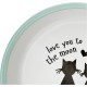 Karlie Hand Painted 2 Cats Cartoon First Class Pottery Cat Dish, 16 cm/ 200 ml Karlie Hand Painted 2 Cats Cartoon First Class Pottery Cat Dish, 16 cm/ 200 ml