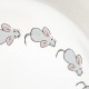 Karlie Hand Painted Row of Mice Cartoon First Class Pottery Cat Dish, 16 cm/ 200 ml Karlie Hand Painted Row of Mice Cartoon First Class Pottery Cat Dish, 16 cm/ 200 ml