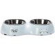 Karlie Rana Cat Bowl Dinner Set 2 Light Blue 522654 400 ml Karlie Rana Cat Bowl Dinner Set 2 Light Blue 522654 400 ml