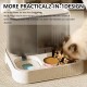 Kathson Automatic Cat Food and Water Dispenser with Large Capacity, All-in-One Gravity Feeder for Small Dogs, Puppies, Cats, Pets (White) Kathson Automatic Cat Food and Water Dispenser with Large Capacity, All-in-One Gravity Feeder for Small Dogs, Puppies, Cats, Pets (White)