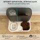 Kathson Automatic Cat Food and Water Dispenser with Large Capacity, All-in-One Gravity Feeder for Small Dogs, Puppies, Cats, Pets (White) Kathson Automatic Cat Food and Water Dispenser with Large Capacity, All-in-One Gravity Feeder for Small Dogs, Puppies, Cats, Pets (White)