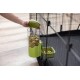 Kerbl Pet Feeder 1000 ml, for Rabbits and Small Animals, Grid Attachment, Automatic Slipping, Robust, Green, Transparent, 11 x 20 x 20 cm Kerbl Pet Feeder 1000 ml, for Rabbits and Small Animals, Grid Attachment, Automatic Slipping, Robust, Green, Transparent, 11 x 20 x 20 cm