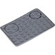 Kerbl Pet Licking Mat XL, for Dogs and Cats, Various Surfaces, Integrated Bowl, Non-Slip, Silicone, Grey, 30 x 20 cm Kerbl Pet Licking Mat XL, for Dogs and Cats, Various Surfaces, Integrated Bowl, Non-Slip, Silicone, Grey, 30 x 20 cm