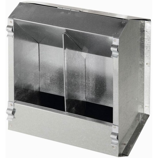 Kerbl Rabbit Feeder Galvanized Feed Area, 2200 ml Kerbl Rabbit Feeder Galvanized Feed Area, 2200 ml