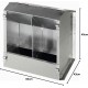 Kerbl Rabbit Feeder Galvanized Feed Area, 2200 ml Kerbl Rabbit Feeder Galvanized Feed Area, 2200 ml