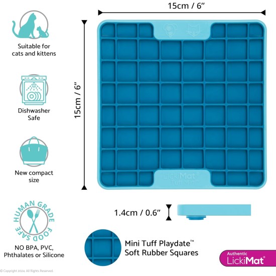 LICKIMAT Cat TUFF Mini Classic Modern Feeding Family LICKIMAT Cat TUFF Mini Classic Modern Feeding Family