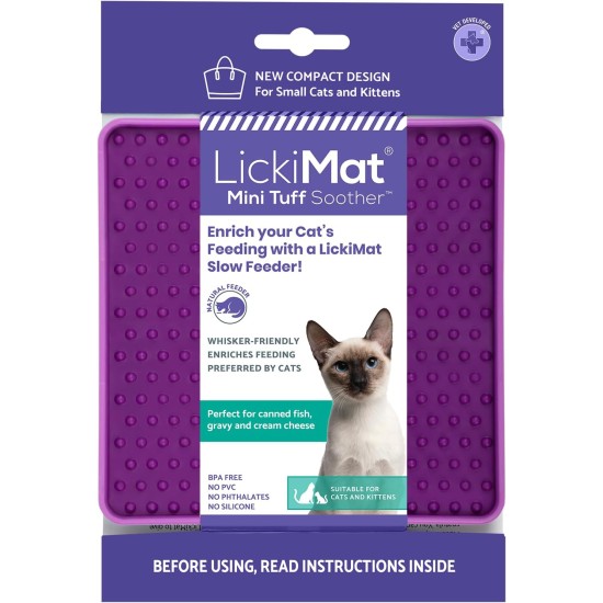LICKIMAT Cat TUFF Mini Classic Modern Feeding Family LICKIMAT Cat TUFF Mini Classic Modern Feeding Family