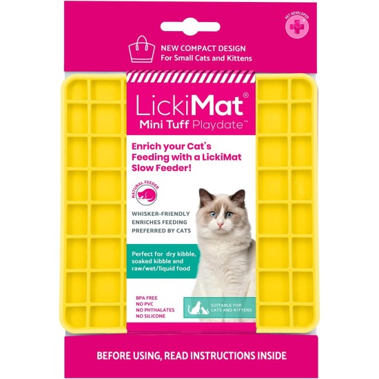 LICKIMAT Cat TUFF Mini Classic Modern Feeding Family LICKIMAT Cat TUFF Mini Classic Modern Feeding Family