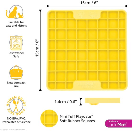 LICKIMAT Cat TUFF Mini Classic Modern Feeding Family LICKIMAT Cat TUFF Mini Classic Modern Feeding Family