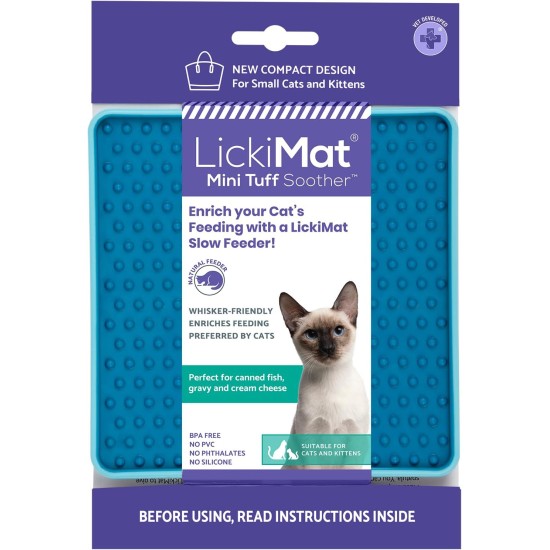 LICKIMAT Cat TUFF Mini Classic Modern Feeding Family LICKIMAT Cat TUFF Mini Classic Modern Feeding Family