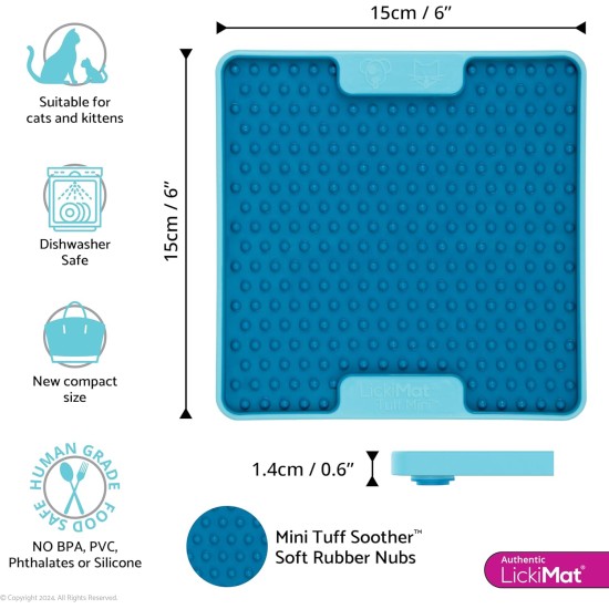 LICKIMAT Cat TUFF Mini Classic Modern Feeding Family LICKIMAT Cat TUFF Mini Classic Modern Feeding Family