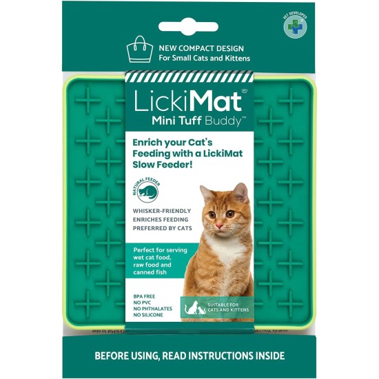 LICKIMAT Cat TUFF Mini Classic Modern Feeding Family LICKIMAT Cat TUFF Mini Classic Modern Feeding Family