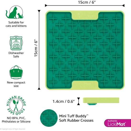 LICKIMAT Cat TUFF Mini Classic Modern Feeding Family LICKIMAT Cat TUFF Mini Classic Modern Feeding Family