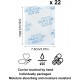 LNGJIN Silica Gel Desiccant Pack, Desiccant for Automatic Feeders, Silica Bag, Desiccant Bag, Desiccant Replacement for 5L Feeders, 25 g x 22 Pieces LNGJIN Silica Gel Desiccant Pack, Desiccant for Automatic Feeders, Silica Bag, Desiccant Bag, Desiccant Replacement for 5L Feeders, 25 g x 22 Pieces